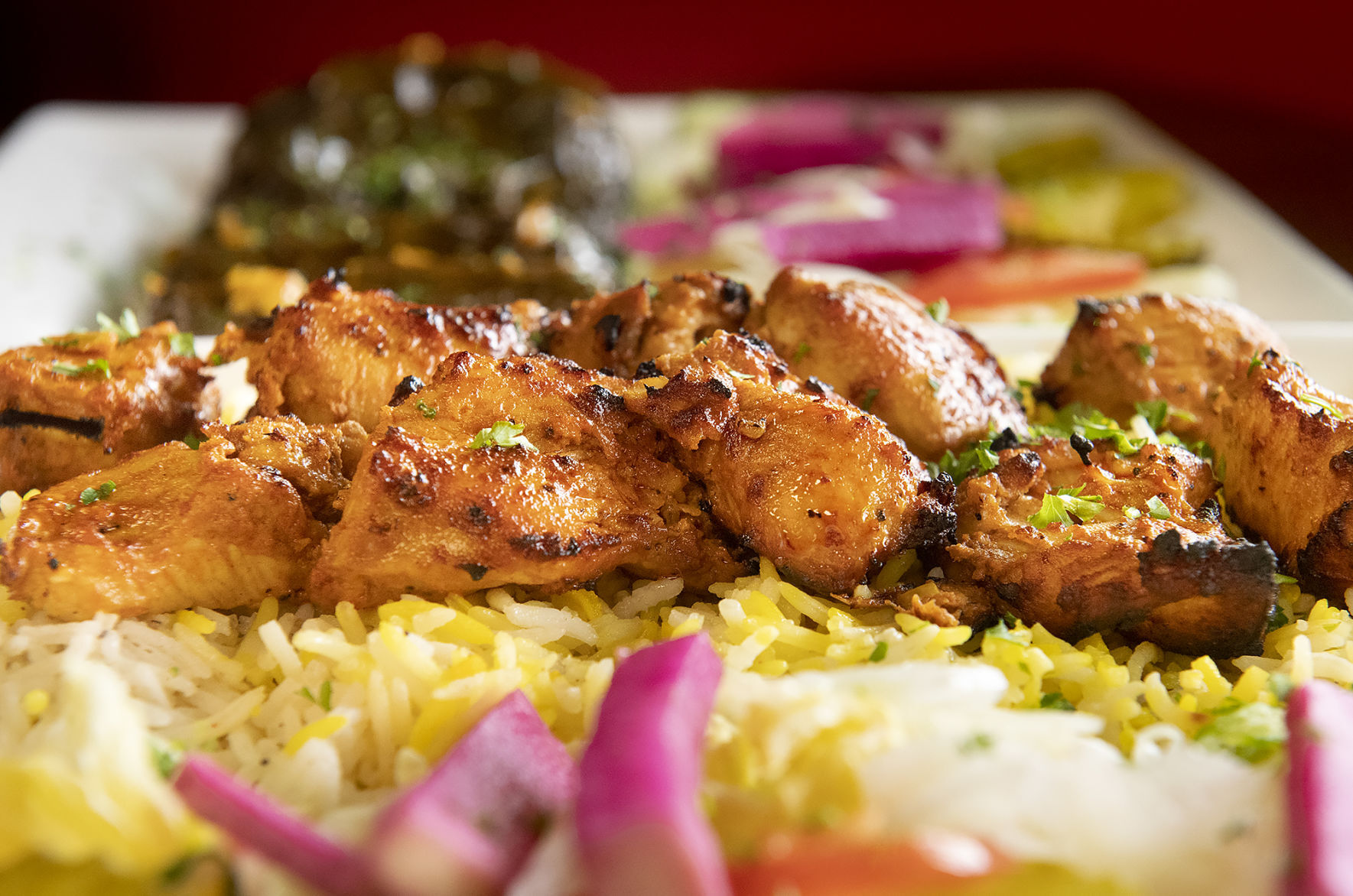 Taj Ali dining out